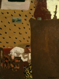 Madame Roussel au Chiffonnier door Edouard Vuillard